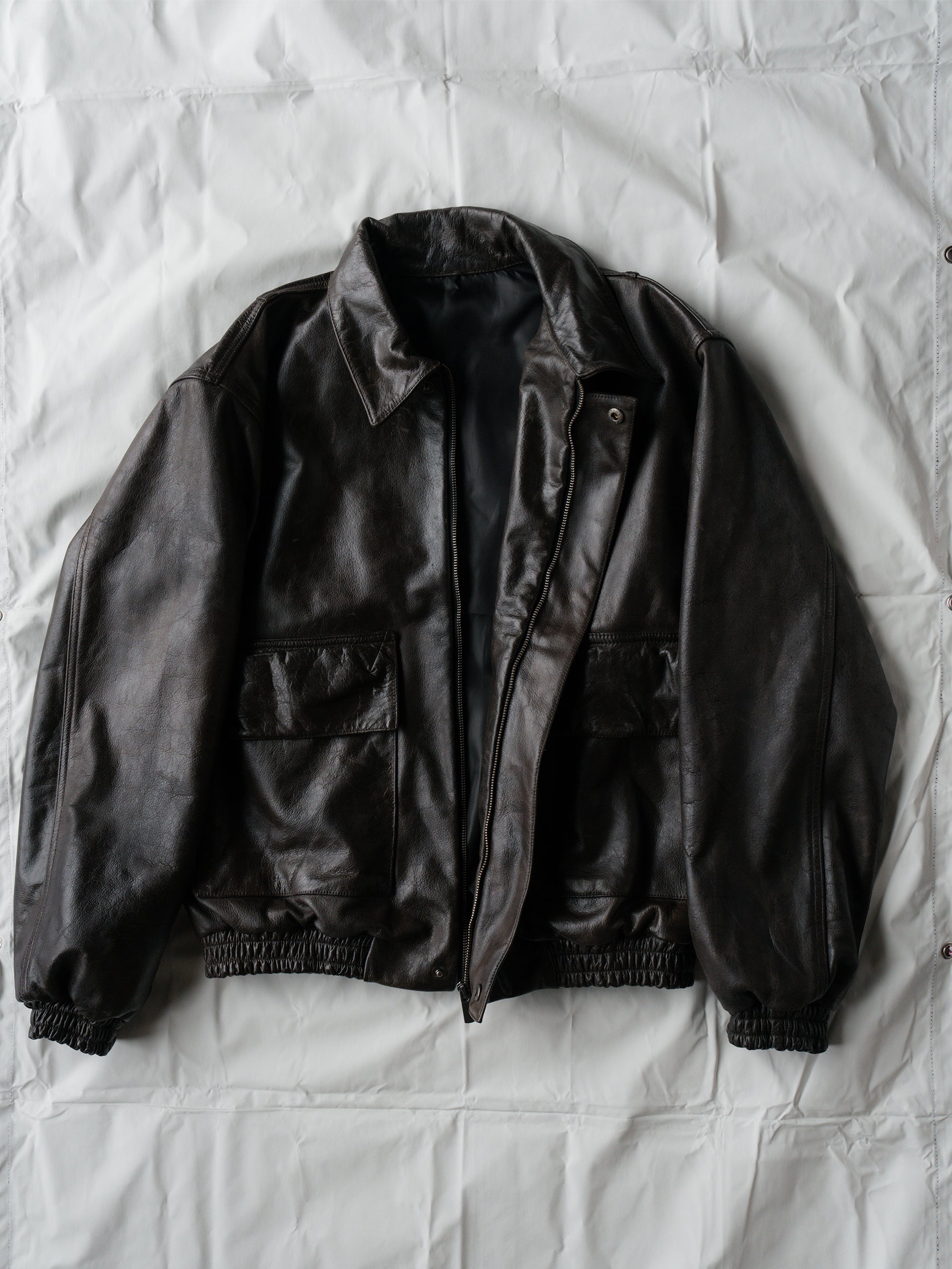 BROWN LEATHER JACKET