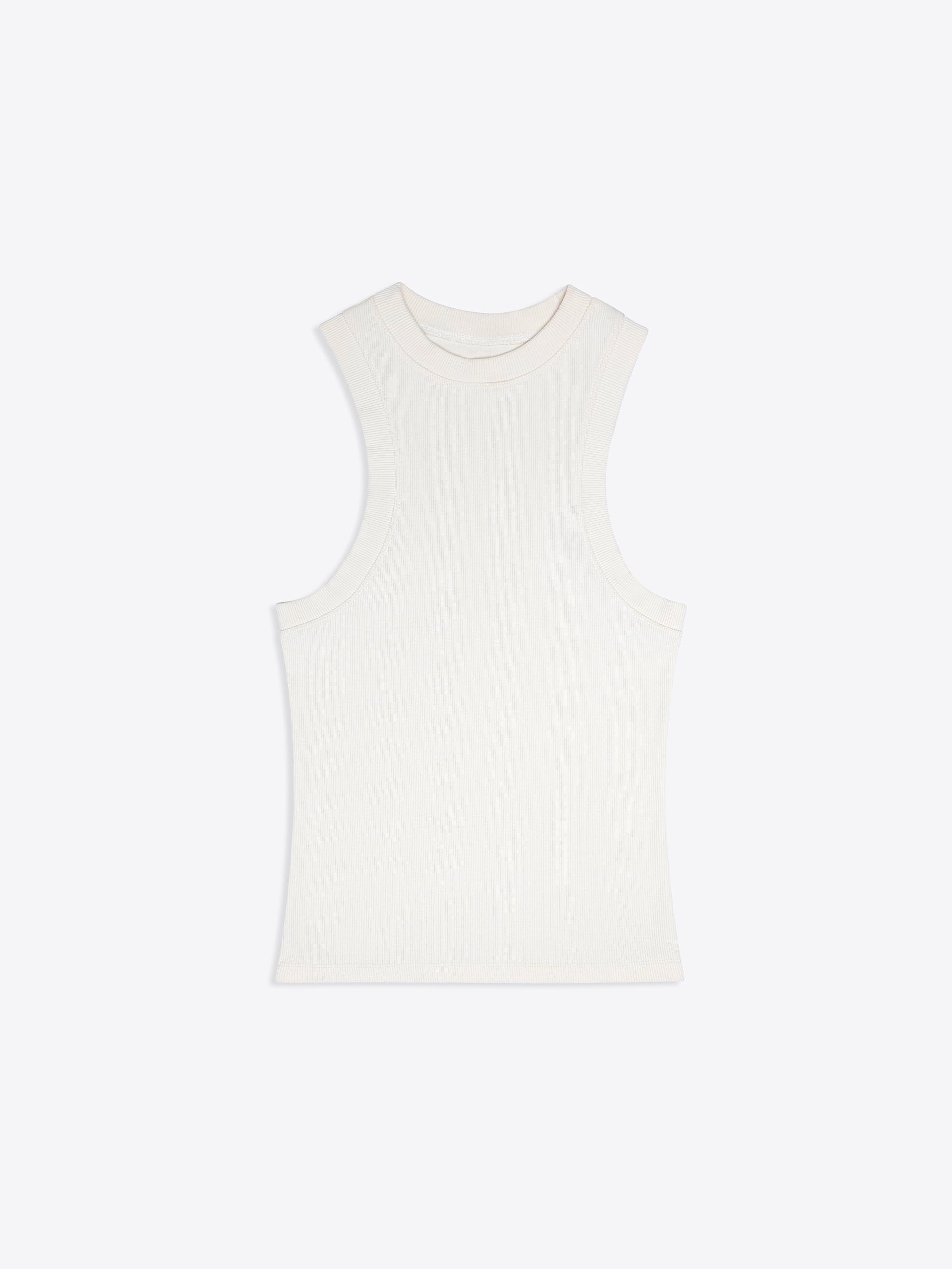 RACERBACK TANK IN BEIGE