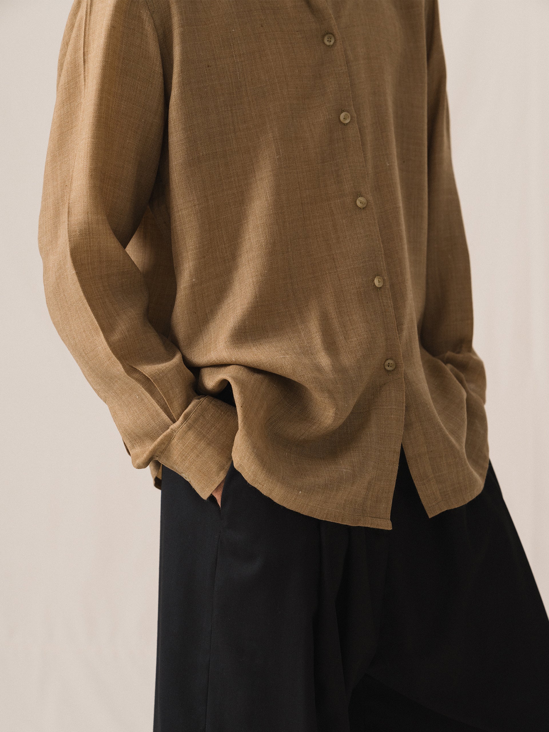 Camel Wool Shirt